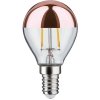 Žárovka Paulmann LED zrcadlená žárovka E14 2,6W 827 měď