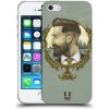 Pouzdro a kryt na mobilní telefon Apple Pouzdro HEAD CASE Apple iPhone SE, 5 a 5S HIPSTER GENTLEMAN