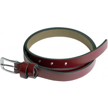 Nivasaža dámský kožený pásek N2200-VTI-R2 tmavě červený