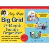 Kalendář Amy Knapp's Big Grid Family Organizer Wall 2024