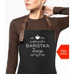 Kariban HobbyTriko Baristická zástěra EXCLUSIVE se jménem Profesionální baristka Černošedá – Hledejceny.cz