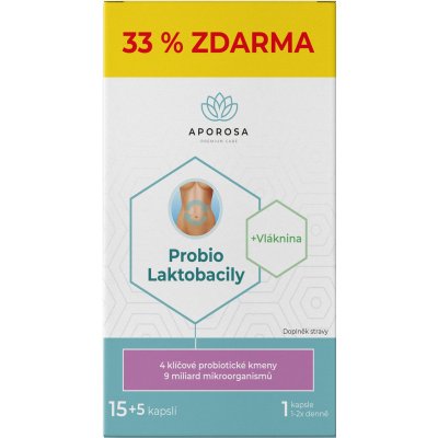 Aporosa Probio Laktobacily 20 kapslí