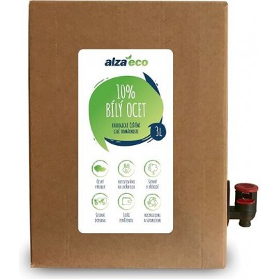 AlzaEco bílý ocet 10% 3 l