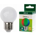 Spectrumled LED žárovka 1W 4xSMD5050 E27 20lm RGB – Sleviste.cz