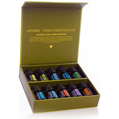 doTerra Esenciální olej Family Essentials Kit Sada rodinných nezbytností 10 x 5 ml – Zboží Dáma