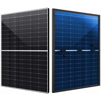 Sunpro Power Fotovoltaický modul 600W černý bifaciální Topcon kompletní SP600-BI-TOP – Hledejceny.cz