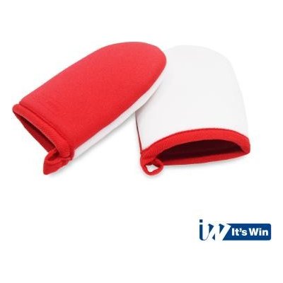 It's Win WINC-208 mikrovláknová rukavice, červeno bílá