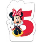 Procos Narozeninová svíčka Minnie Mouse číslo 5 – Zbozi.Blesk.cz