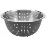 KUCHYŇSKÝ CEDNÍK KULATÝ KOVOVÝ ŠEDÝ Ø 24 cm SCEZOVAČ NA TĚSTOVINY – Zboží Dáma