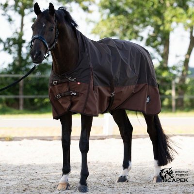 Imperial Riding Deka výběhová OUTDOOR HIGHNECK Tmavě Světle hnědá – Sleviste.cz