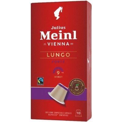 Julius Meinl INSPRESSO Lungo Kompostovatelné kávové kapsle Faitrade do Nespresso 10 ks – Zboží Mobilmania