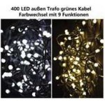 D41709 Vánoční světelný řetěz 400 LED 9 blikajících funkcí 39,9 m OEM – Hledejceny.cz