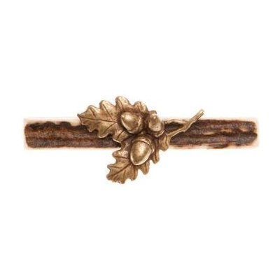 Zubíček parohová spona Dubová větvička – Zboží Dáma