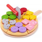 Bigjigs Toys krájecí dřevěná pizza – Zbozi.Blesk.cz