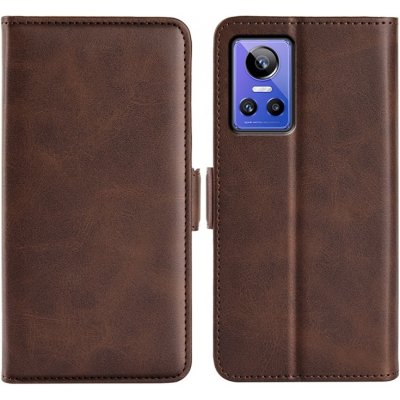 Vsechnonamobil 47533 SIDE Peněženkové pouzdro pro Realme GT Neo 3 tmavě hnědé – Sleviste.cz