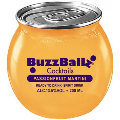 BuzzBallz Coctails passion Martini 13,5% 0,2 l (holá láhev) – Zboží Dáma