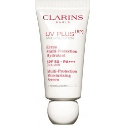 Clarins víceúčelová ochranná emulze SPF50 UV Plus Anti-pollution (Multi Protection Moisturizing Screen) Rose 30 ml