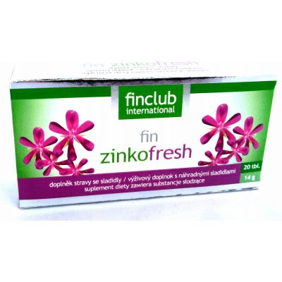 Finclub Fin Zinkofresh 20 tablet – Hledejceny.cz