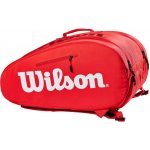 Wilson Padel Super Tour Bag red – Zboží Mobilmania