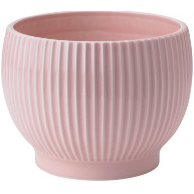 Keramický květináč Knabstrup Ripple Rose 18 cm Knabstrup – Hledejceny.cz