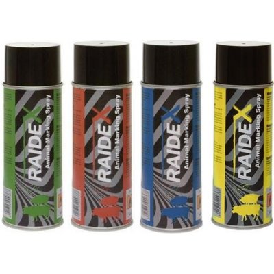 RAIDEX Značkovací barva ve spreji 400ml červená – Sleviste.cz