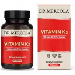 Dr. Mercola Vitamín K2, 180mcg, 90 kapslí