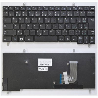 česká klávesnice Samsung N210 N220 N250 černá CZ/SK no frame