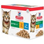 Hill's Science Plan Feline Kitten Chicken x 6 & Ocean Fish x 6 MTP pouch 12 x 85 g – Hledejceny.cz
