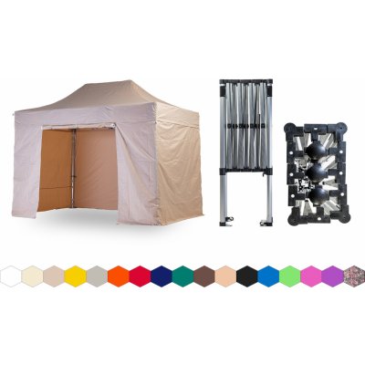 TENTino SMALL HEXAGON 2x4 m 3A - BÉŽOVÁ – Hledejceny.cz