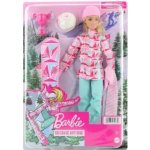 Barbie Zimní sporty Snowboardistka – Zboží Mobilmania