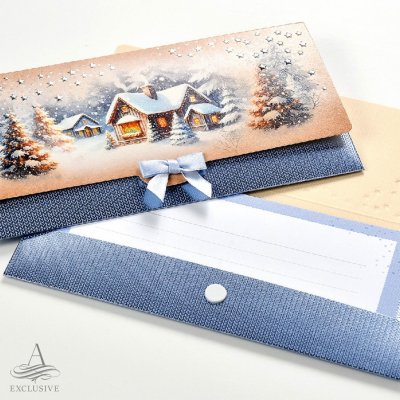 ARGUS Obálka na peníze vánoční luxusní 81-6057 – Zboží Dáma