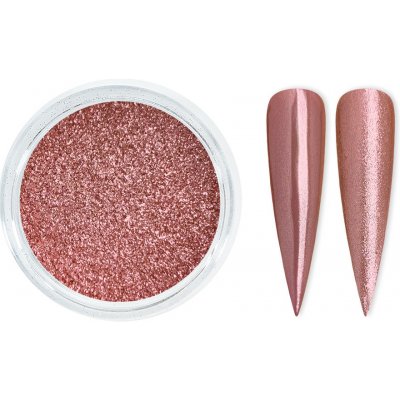 Aglia CHROME MIRROR Rose Gold pigment 0,5 g – Zboží Dáma