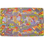 Vesna | Dětský koberec silnice RALLY 1228, 140x200 cm, pestrobarevný – Zboží Mobilmania