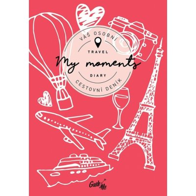 My Moments - cestovní deník / červený – Zboží Mobilmania