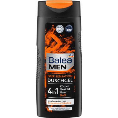 Balea Men sprchový gel Deep Sensation 4v1 300 ml