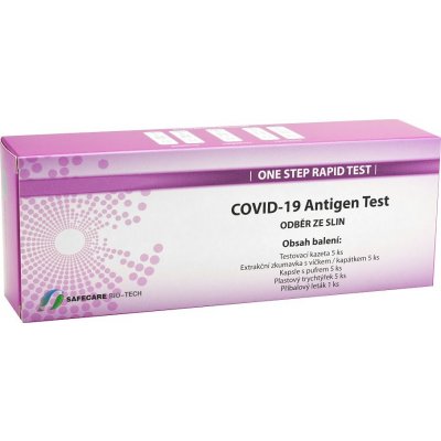 Safecare Bio-Tech COVID-19 Antigen Rapid Test Kit 5 ks – Hledejceny.cz
