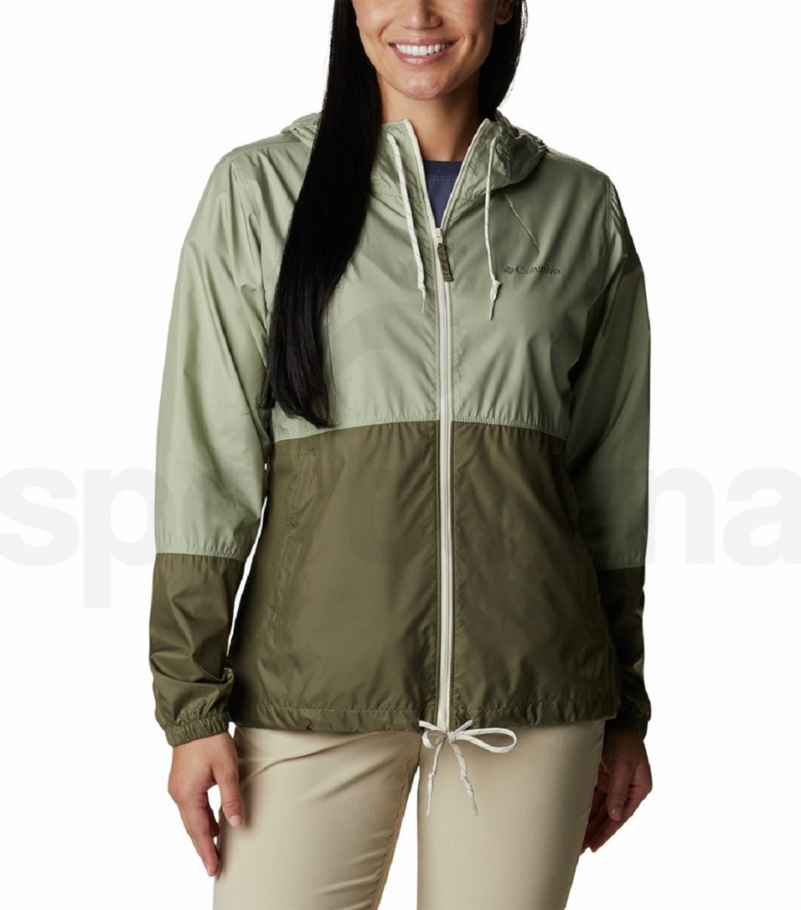 Columbia Flash Forward Windbreaker safari stone green