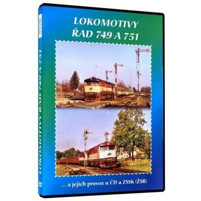 Historie železnic: LOKOMOTIVY ŘAD 749 A 751: DVD – Zboží Mobilmania