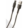 usb kabel Aligator DKAC82BK USB-C s prodlouženým konektorem, 2A, 1m