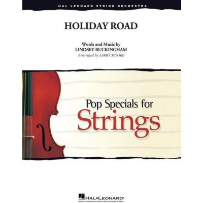 Lindsey Buckingham: Holiday Road (noty pro smyčcový orchestr, party, partitura)