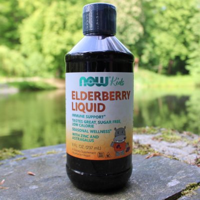 Now Foods Foods Elderberry Liquid Bez černý pro děti 237 ml – Hledejceny.cz