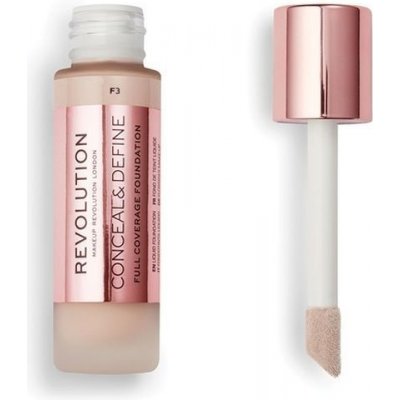 Makeup Revolution Conceal & Define krycí make-up F3 23 ml – Hledejceny.cz