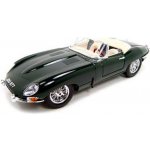 Bburago Jaguar E type Cabriolet zelená 1:18 – Zboží Mobilmania