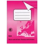 Papírny Brno Školní sešit A6 624e linkovaný – Zboží Dáma