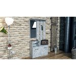 Falco Předsíňová stěna Jantar beton – Zbozi.Blesk.cz