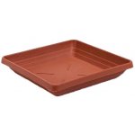 Plastia miska čtyřhranná Lotos 14 x 14 cm terakota – Zboží Dáma