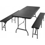FurniGO Pivní set Malmö černý – Hledejceny.cz