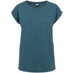 Urban Classics Ladies Extended Shoulder Tee teal – Zboží Mobilmania