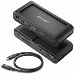 JSAUX Dokovací stanice 11v1 100W 4K 120Hz HB1101 HDMI DP QC pro Steam Deck – Zboží Živě