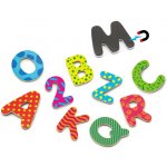 Viga Dřevěná magnetická písmenka a číslice v českém jazyce – Zboží Dáma
